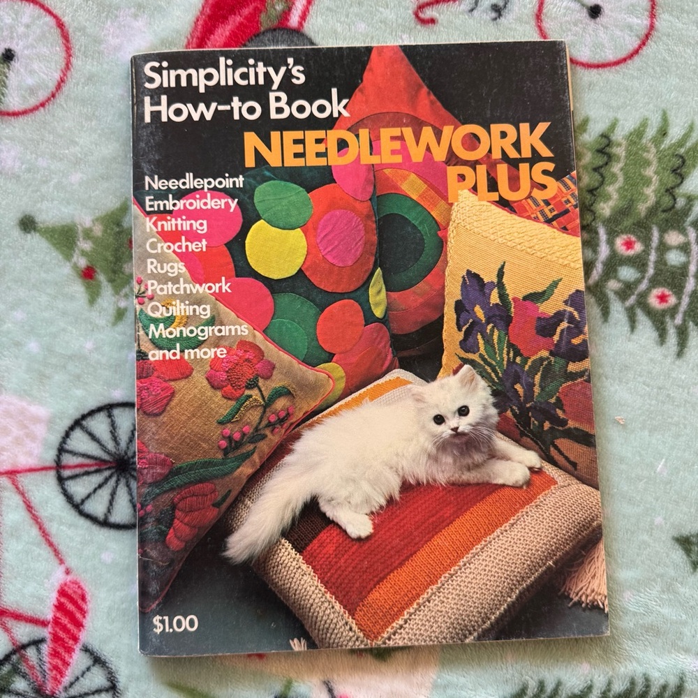 VTG 1974 Simplicity Needlework Plus Guide VTG crafts Trad Wife